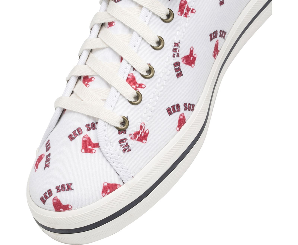 Tenis Keds Mujer Blancos/Rojos - Kickstart Mlb® - 2650-XWFJH